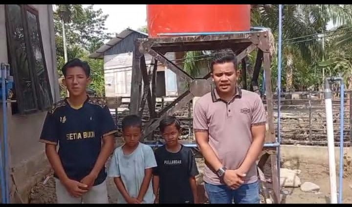 Masyarakat Desa Ujung Krueng Nagan Raya Ucapkan Terima Kasih kepada Polri atas Bantuan Sumur Bor