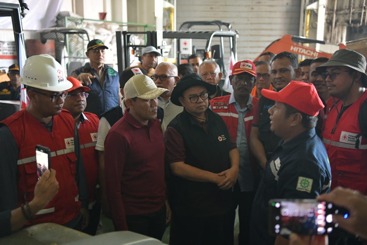 500 Ton Beras PMI Masuk Aceh, Wagub Pastikan Segera Disalurkan