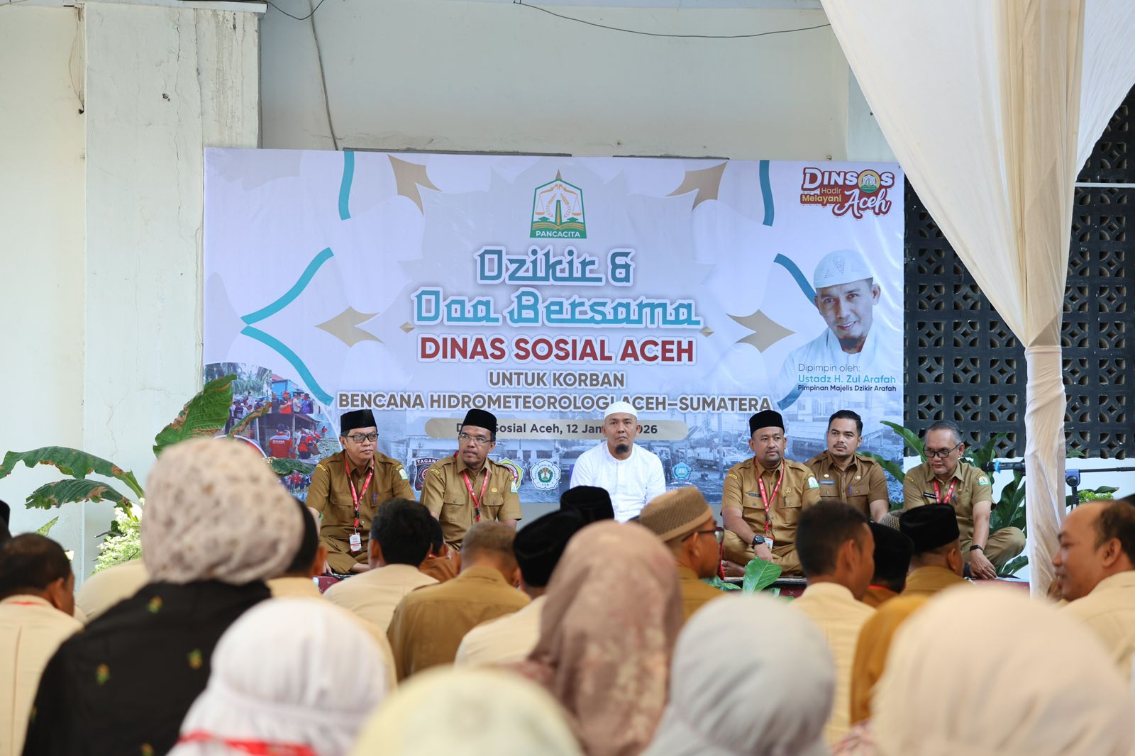 Dinsos Aceh Gelar Dzikir dan Doa Bersama untuk Korban Bencana Hidrometeorologi Aceh–Sumatera