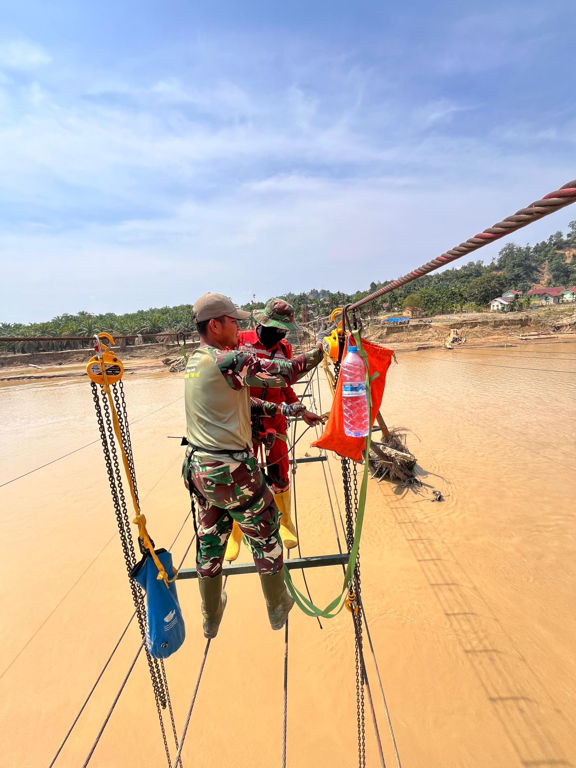 Progres Jembatan Perintis Aceh Tamiang Capai 49,55 Persen