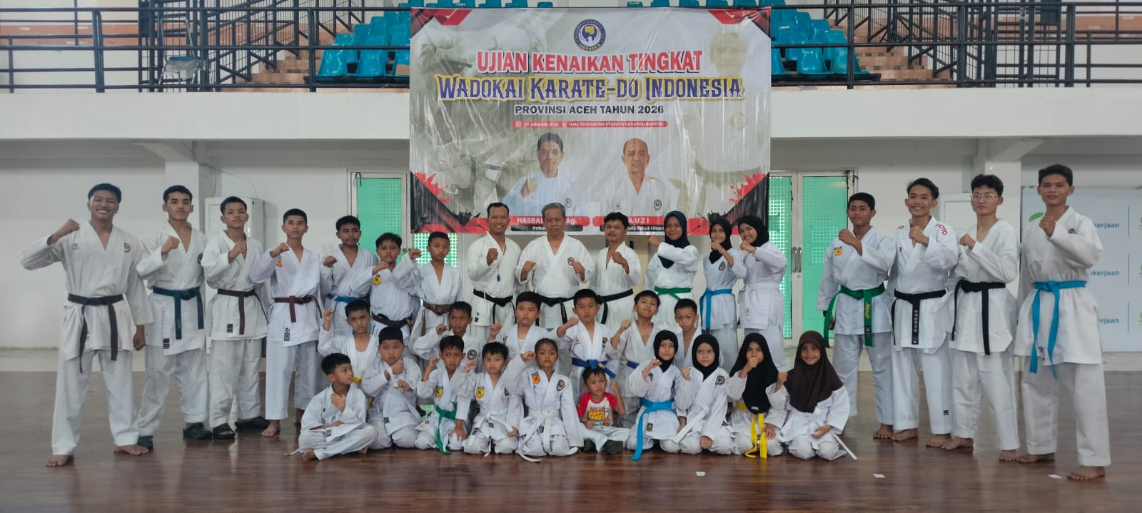 UKT Wadokai Aceh 2026 Berlangsung Sukses di Stadion Harapan Bangsa