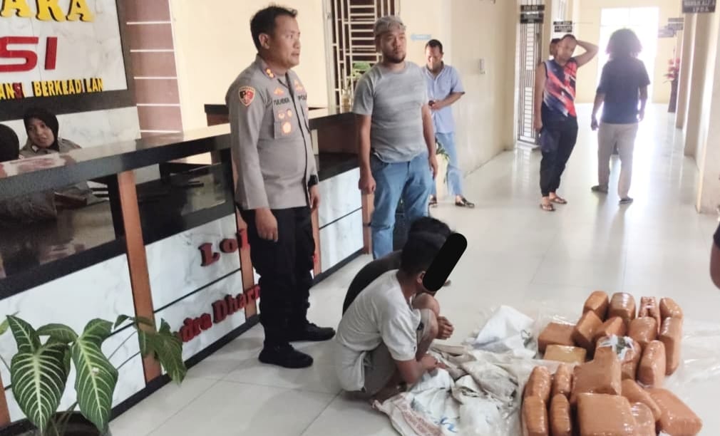 Polres Aceh Tenggara Gagalkan Peredaran 50,7 Kg Ganja, Dua Pelaku Diamankan