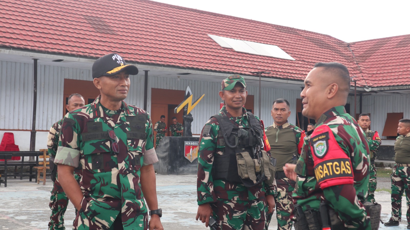 Komandan Korem 173/PVB Kunjungi Jajaran Satgas Yonif 112/DJ