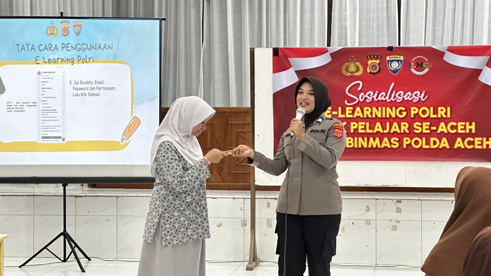 Polda Aceh Sosialisasikan E-Learning Polri Gratis Ke Kalangan Sekolah