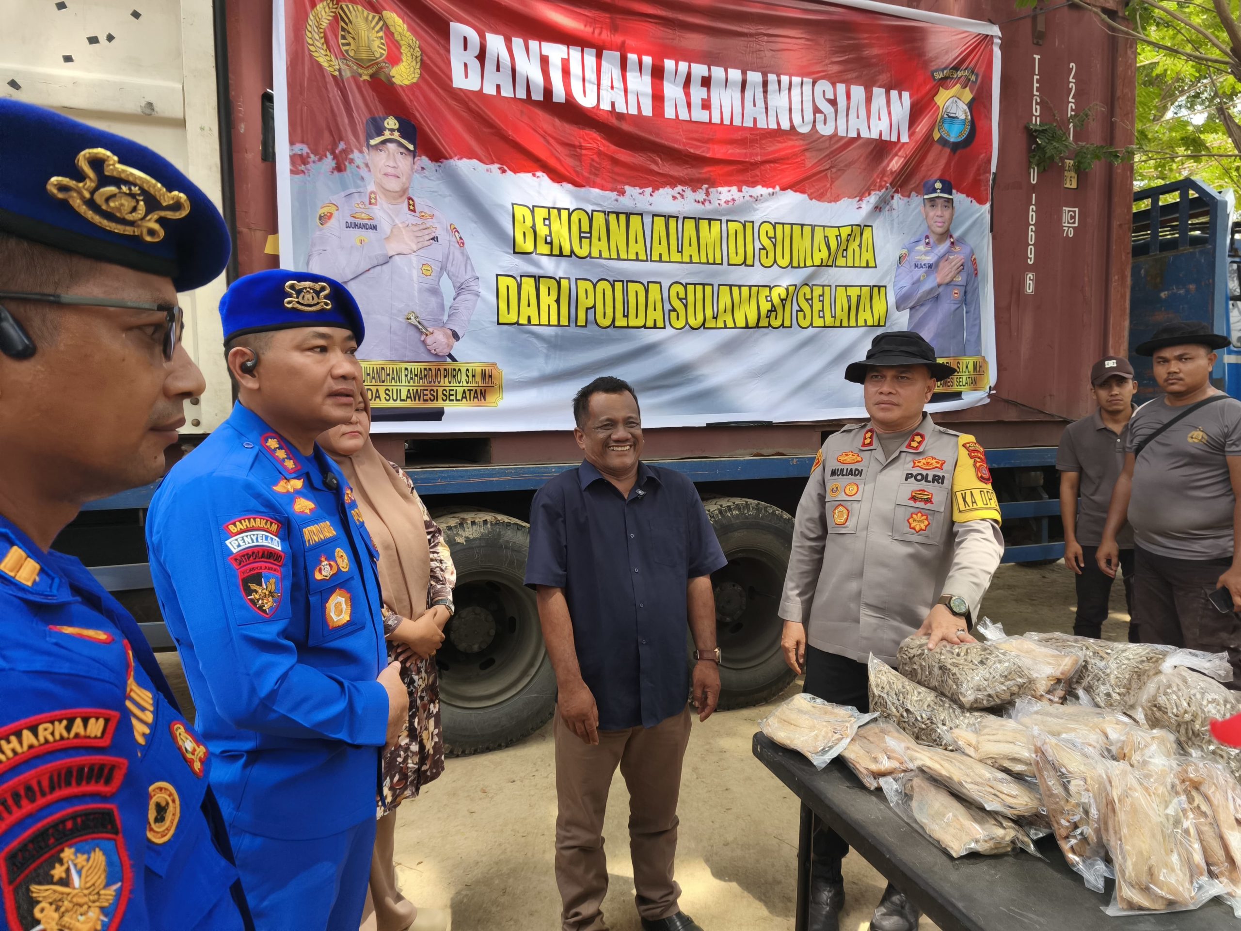 Wakil Bupati Aceh Tamiang Sampaikan Terima Kasih kepada Kapolda Sulsel, 10 Ton Ikan Asin Siap Dibagikan untuk Menu Sambal Lado di Bulan Ramadhan