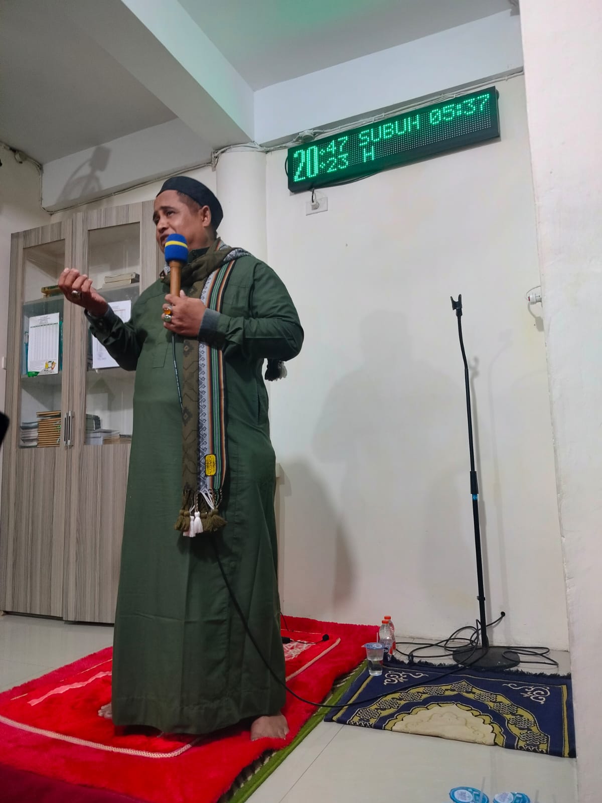 Serda Hazami Sampaikan Materi Rukun Puasa pada Malam Pertama Tarawih