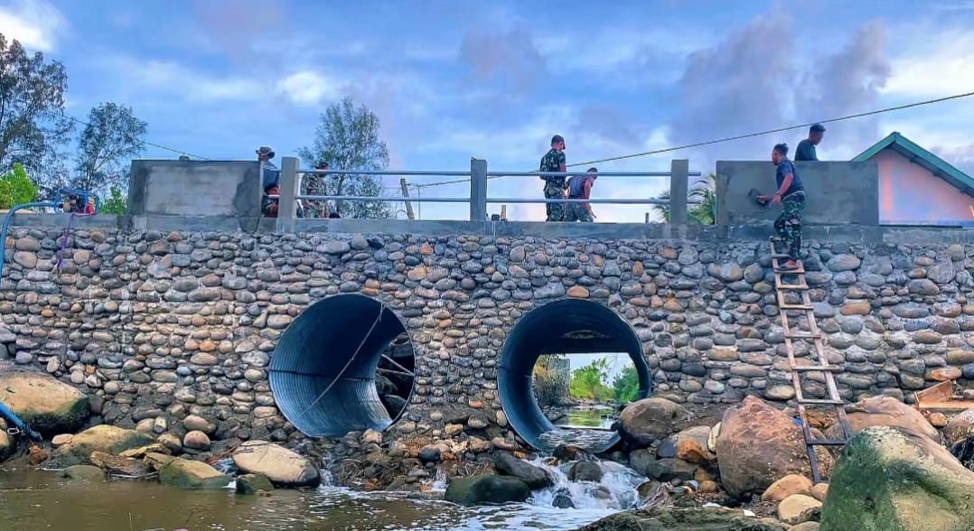 Kasad Resmikan Pembangunan Jembatan ARMCO Garuda di Ace