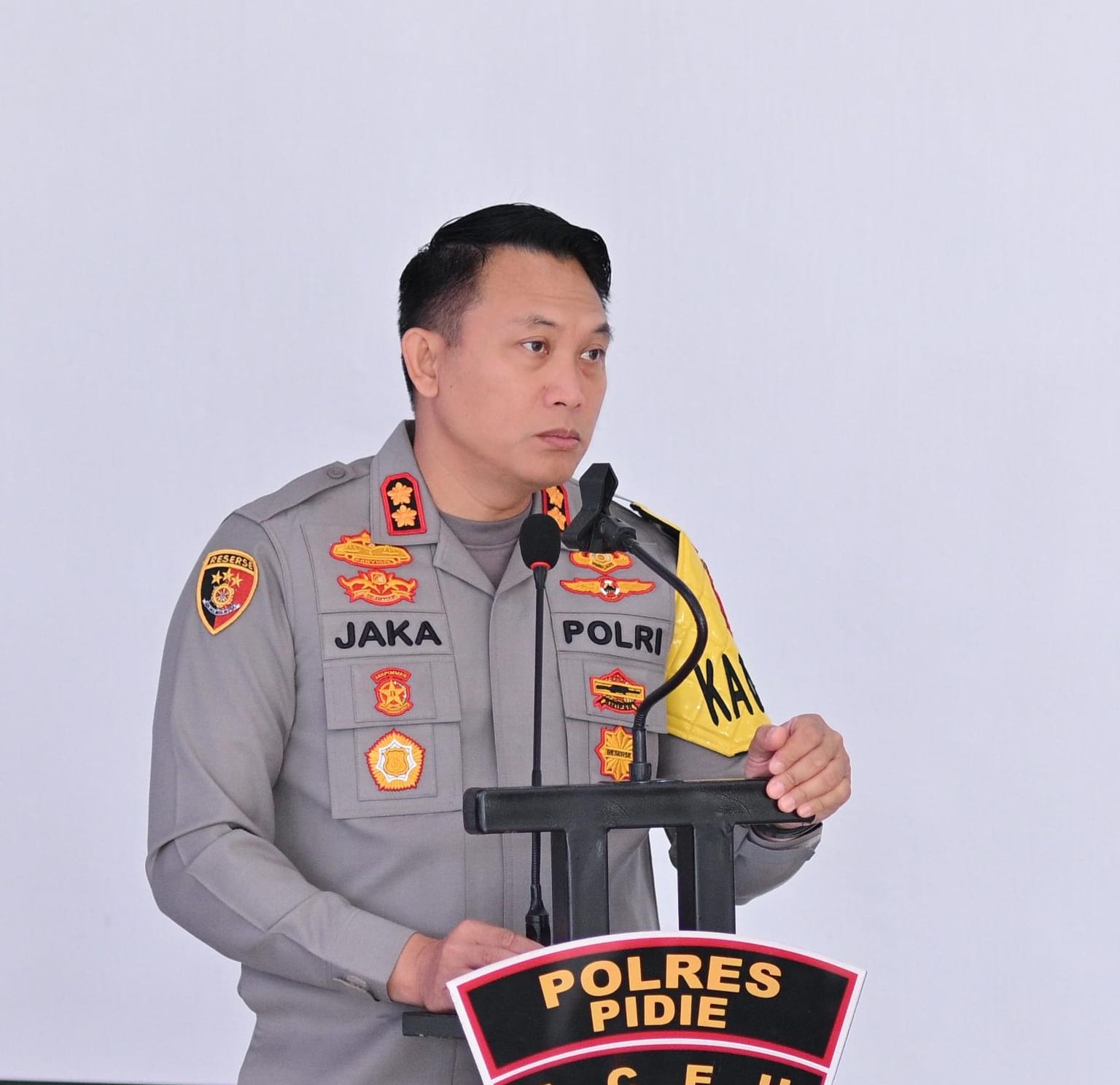 Polres Pidie Buka Layanan Penitipan Kendaraan untuk Warga Selama Mudik Lebaran