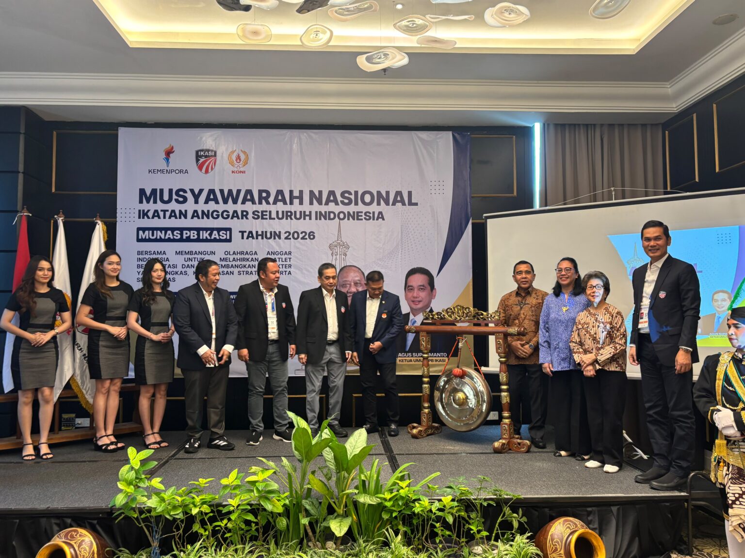 Sekda Aceh Hadiri Munas PB IKASI 2026, Agus Suparmanto Kembali Pimpin Organisasi Anggar Nasional