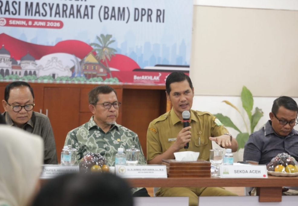 Sekda Aceh Harap Kunjungan BAM DPR RI Buka Jalan Penyelesaian Konflik Puluhan Tahun