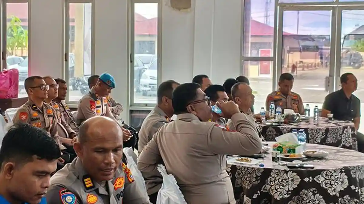 Polres Pidie Gelar Nobar Piala Dunia 2026, Pererat Kebersamaan dengan Masyarakat