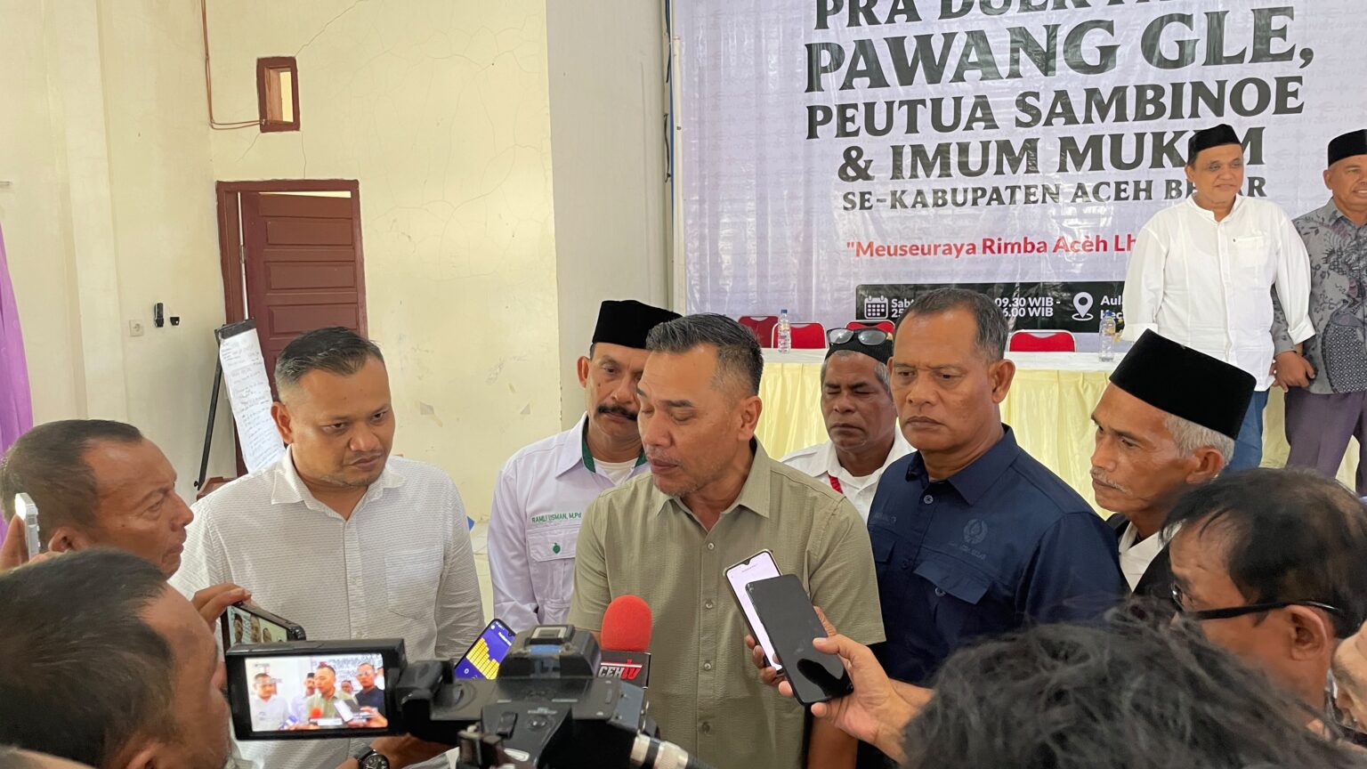 Ketua DPRK Aceh Besar Dorong Revisi Qanun Mukim untuk Perkuat Kewenangan Adat dan Penjagaan Alam