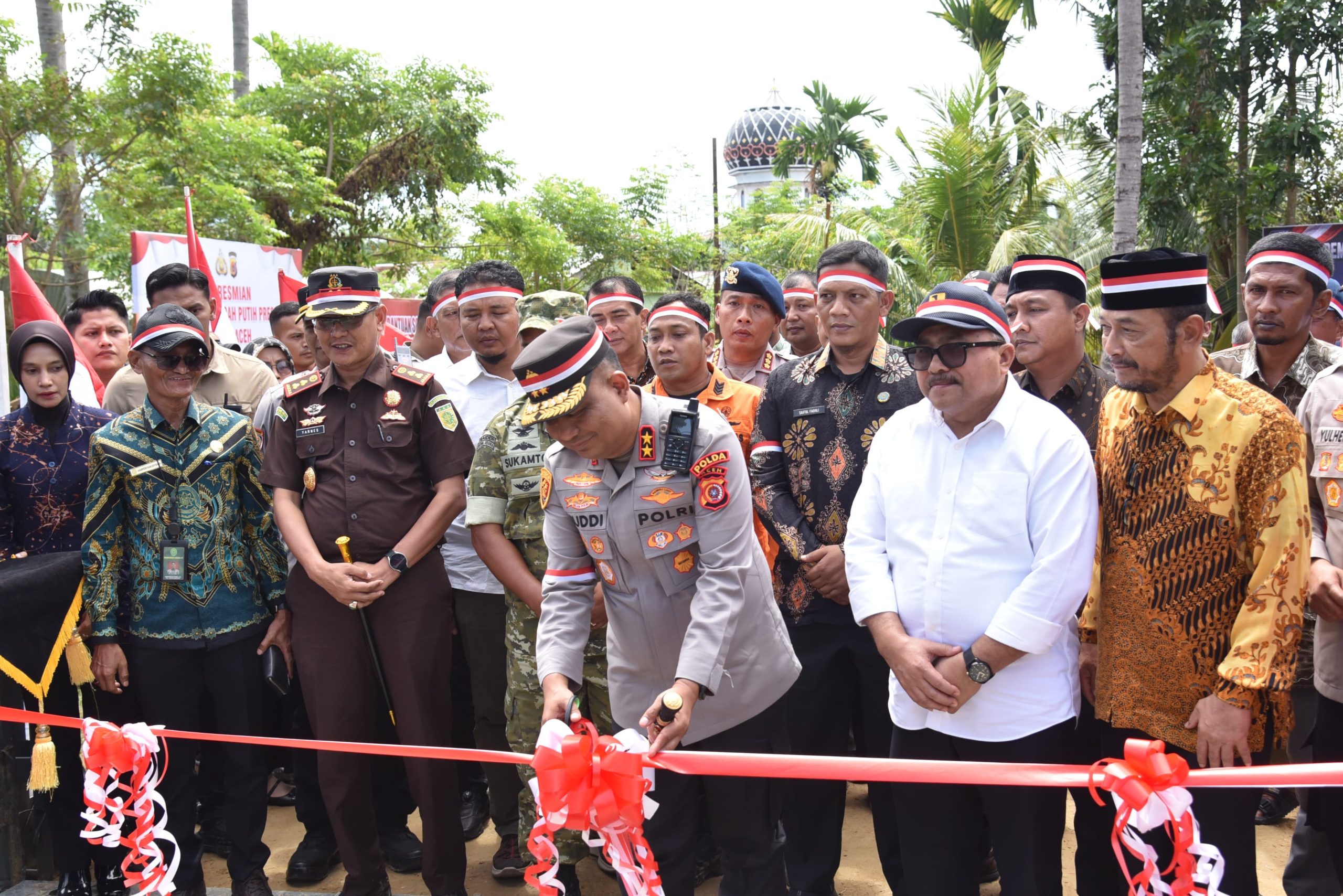 Kapolda Aceh Hadiri Secara Virtual Peresmian Jembatan Merah Putih Presisi