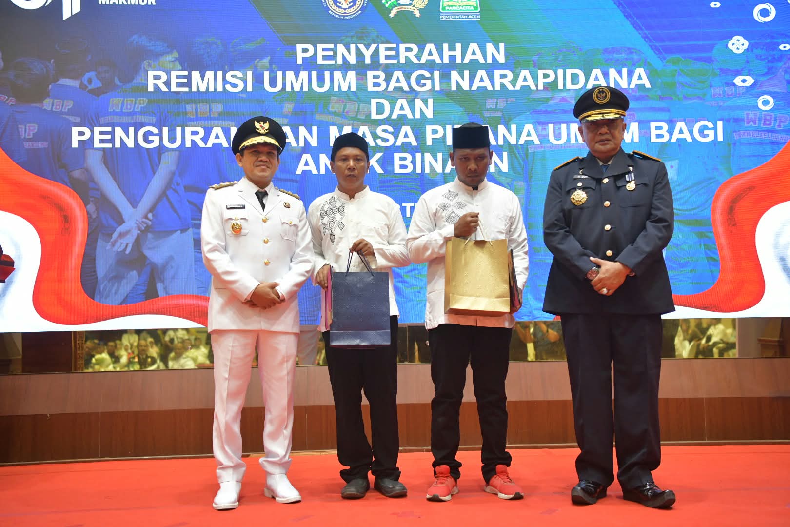 4.833 Narapidana dan Anak Binaan di Aceh Terima Remisi HUT ke-81 Kemerdekaan RI*