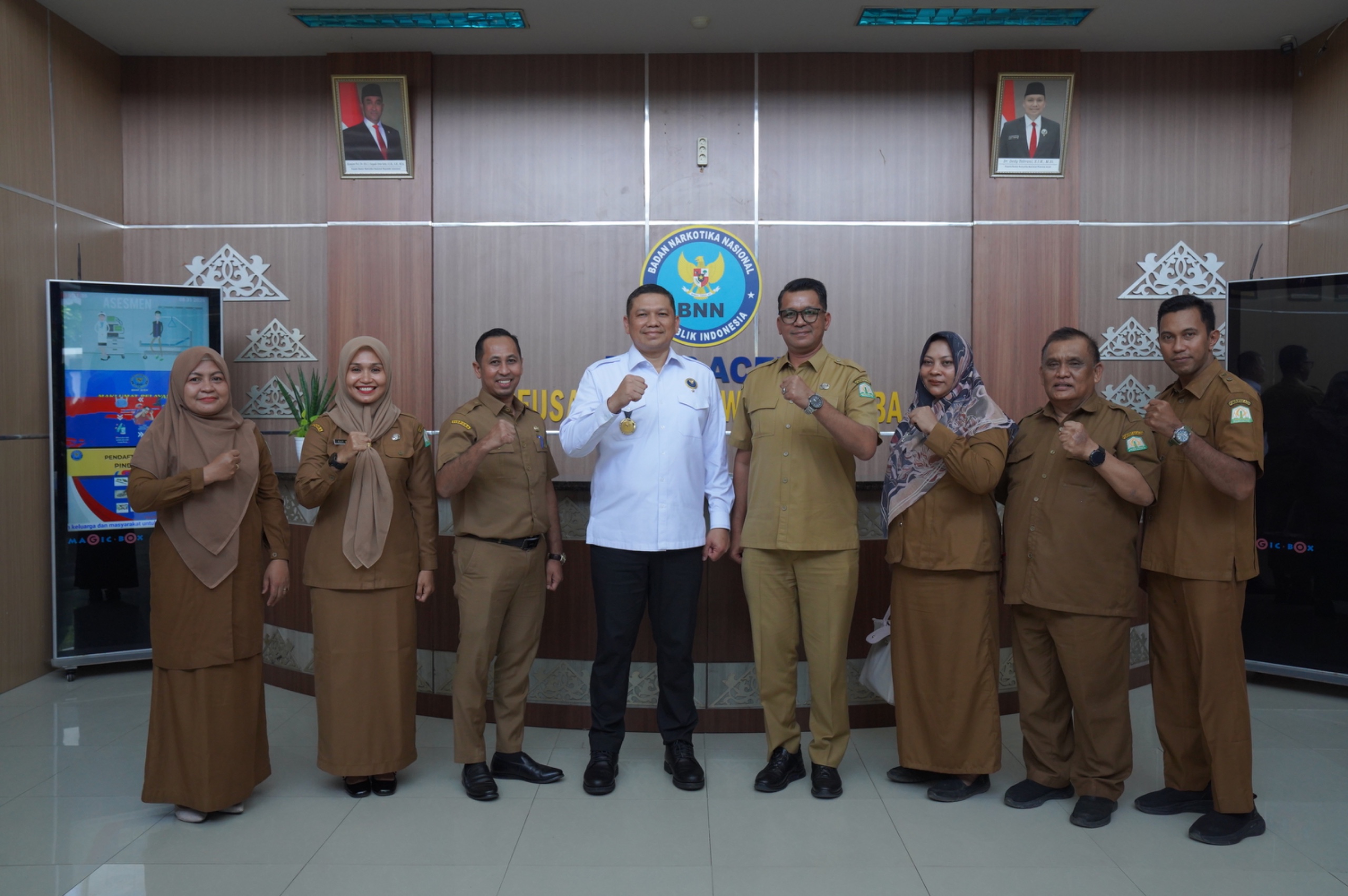 Kadispora Aceh Silaturahmi dan Koordinasi ke BNNP Aceh, Perkuat Sinergi Pembinaan Pemuda dan Olahraga