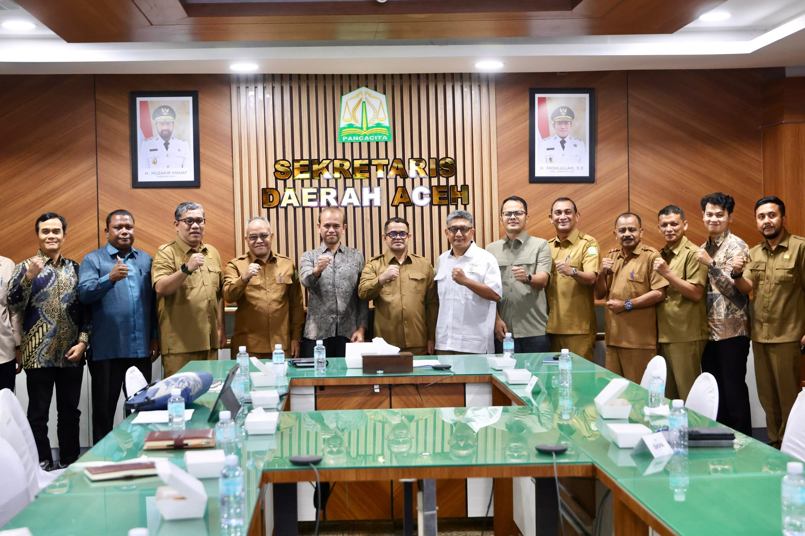 Plt Sekda Aceh Terima Audiensi Terkait Pengembangan KEK Arun